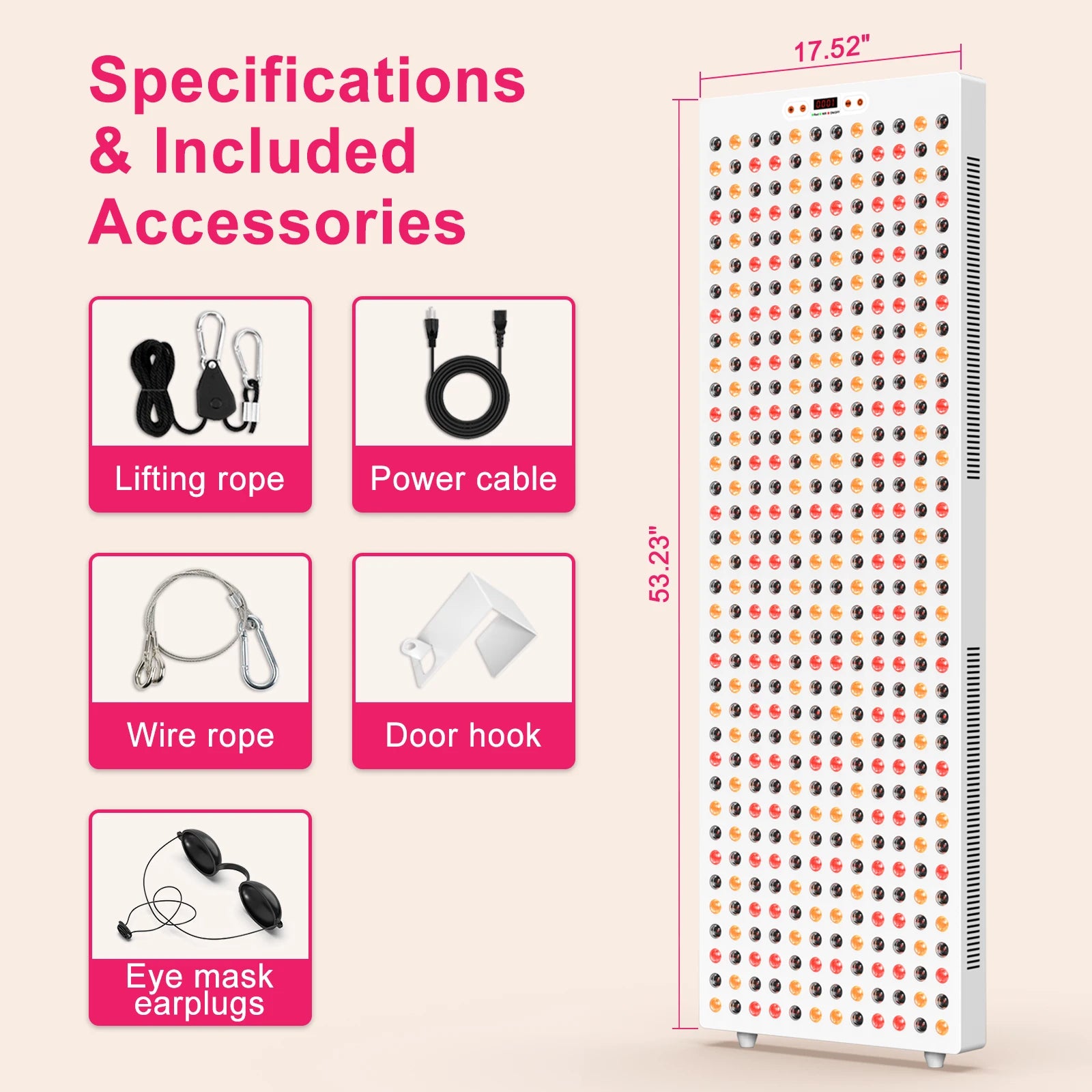 Relieve Pain Full Body 2160W 630nm 660nm 810nm 830nm Light Therapy Near Infrared