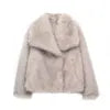 2025 Autumn Winter Women's Toca Fox Fur Coat Long Cross-Border New Imitation Rabbit Fur Woven Method New Collection Coat