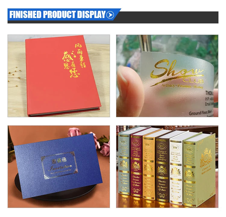 Professional Paper Plastic PVC Aluminium Foil Printer Digital Gold Hot Foil Printer Leather Bronzing Machine