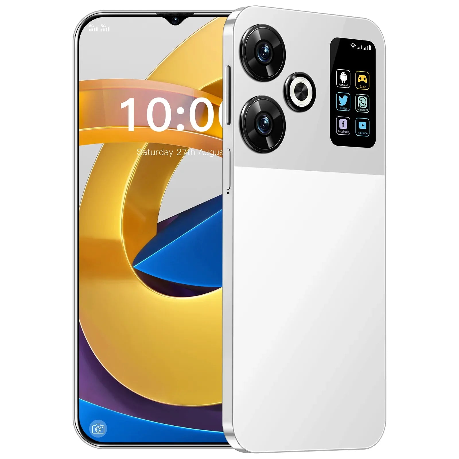 2024 Newest Original M6 Pro 16GB 1TB 6.7 Inch AMOLED Screen Android10.0 Smartphone Red Mi Fingerprint Unlocked Mobile Phon