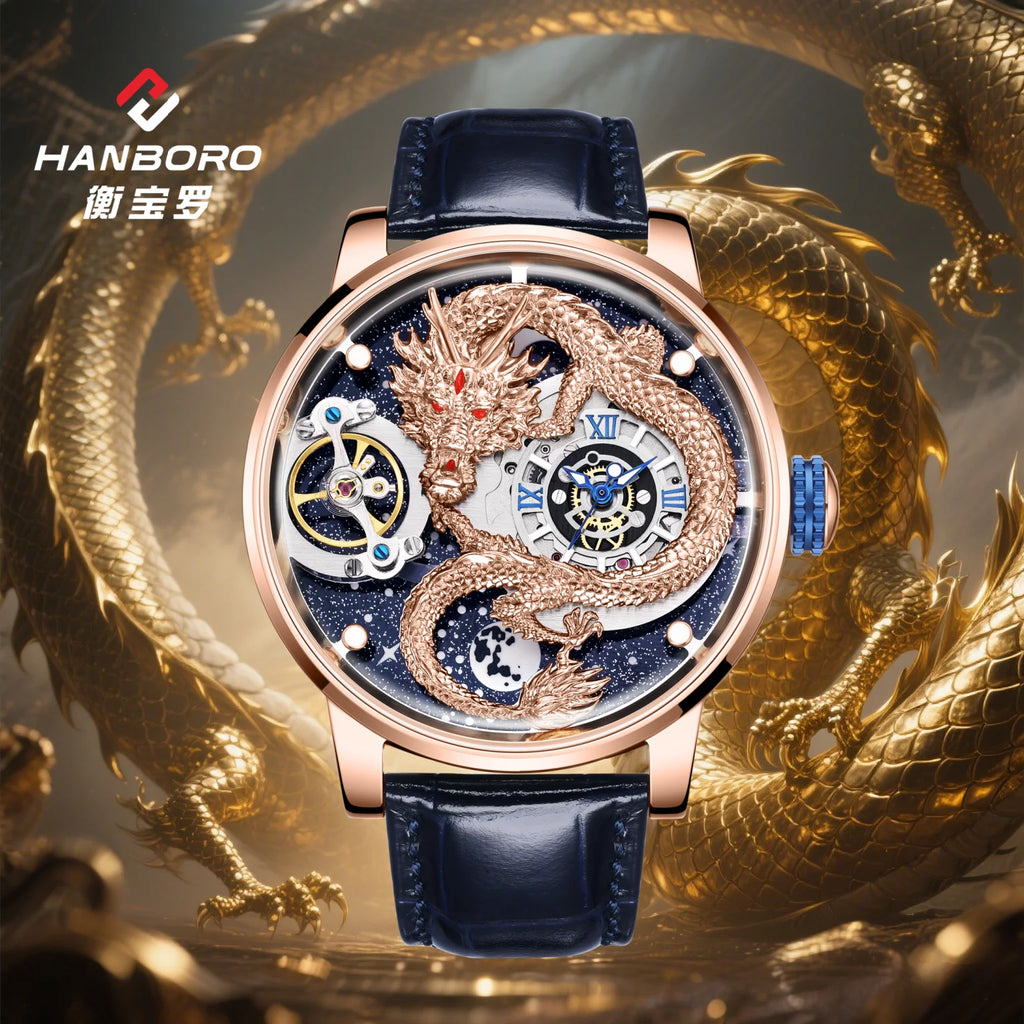 100% High-quality Men's Mechanical Watch with Stainless Steel Curved Surface  3D Automatic Waterproof Custom Watch Set with logo