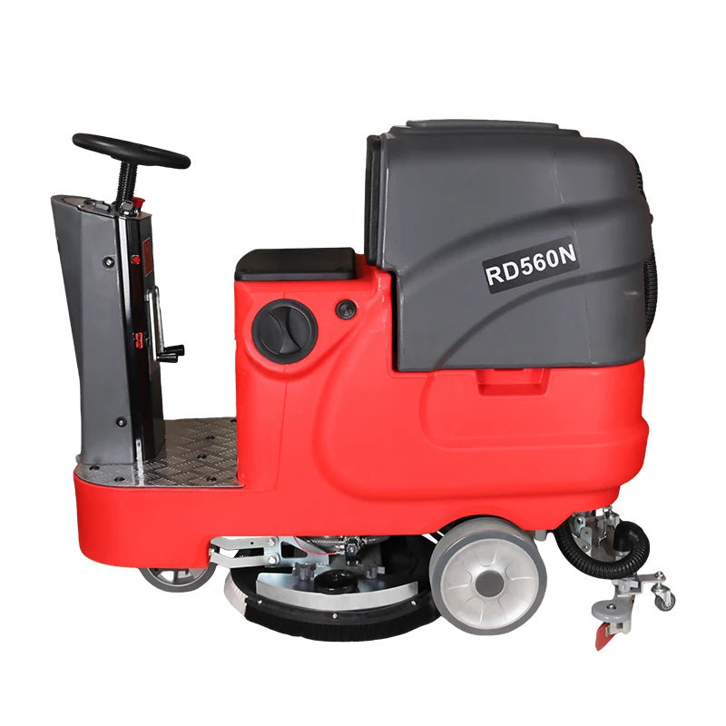 Magwell RD560N Industrial Ride on Washer Automatic Floor Scrubber for Warehouse Concrete Floor Cleaning