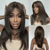 Wholesale Price Future Fiber Orange Long Straight Hair Synthetic Wig Wavy Hair Matte High Density African Girl