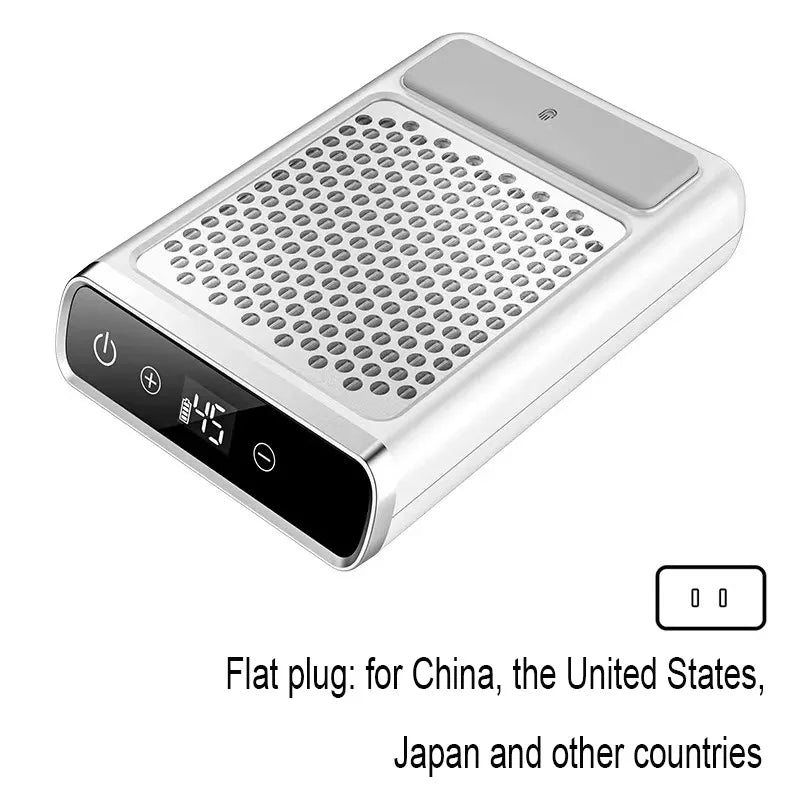 Powerful Powder Nail Dust Vacuum Cleaner 80W  Vacuum Cleaner Nail Powders Low Noise Nail Table Vacuum Cleaner