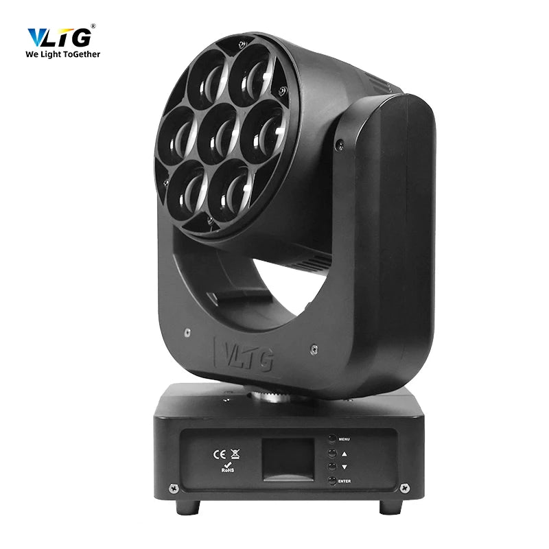 Head LED 7*40W Bee Eyes Wash Dj Party Disco Led Stage Lights Mini Lighting Rgbw Spiderbeam Light Concert Events Zoom Moving