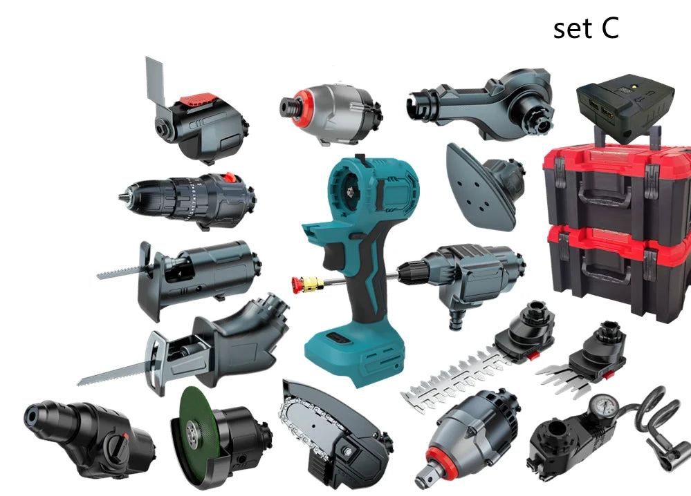 18v Batteries Herramientas General Tool Drill Power Cordless Power Tool Kit