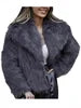 2025 Autumn Winter Women's Toca Fox Fur Coat Long Cross-Border New Imitation Rabbit Fur Woven Method New Collection Coat