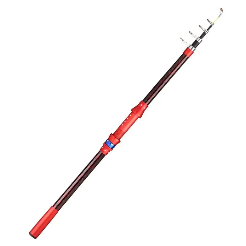 2.1m - 3.6m ultra Light ultra Hard 45-layer Fiberglass Telescopic Marine Saltwater Fishing Rod