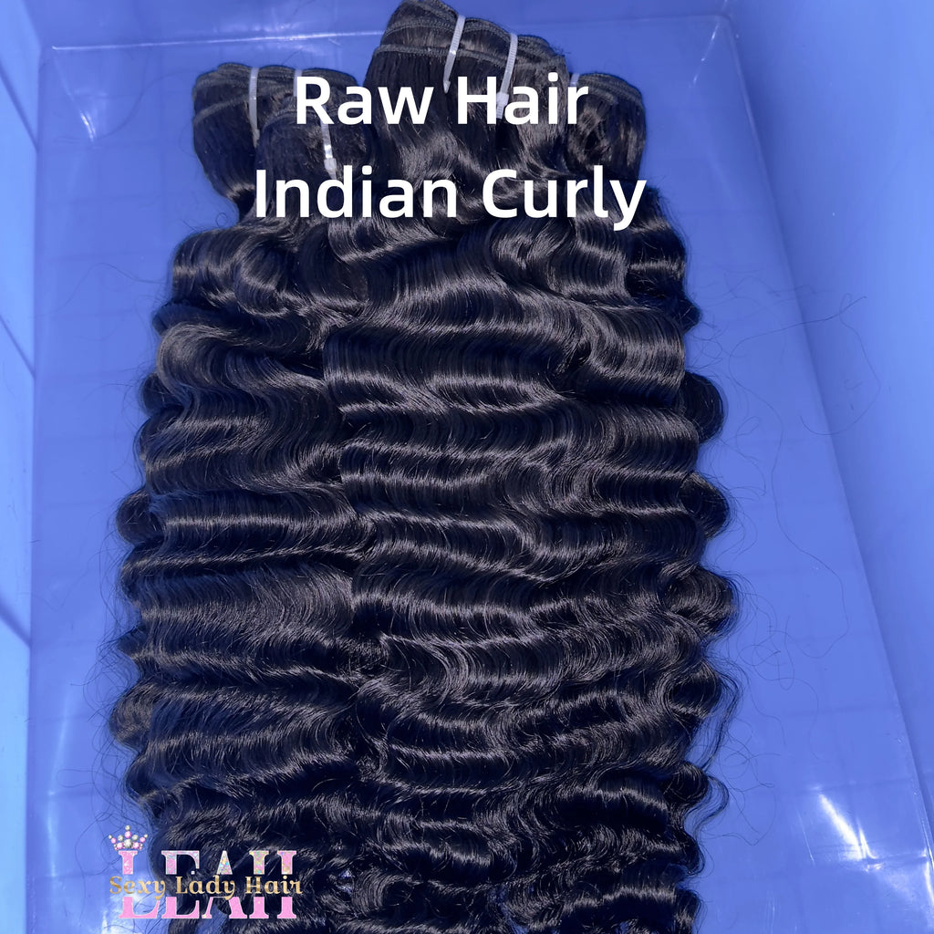 100% Unprocessed Natural Human Hair Raw Loose Deep Wave Hair Bundles Vietnamese Burmese Curly Textures for Birthday