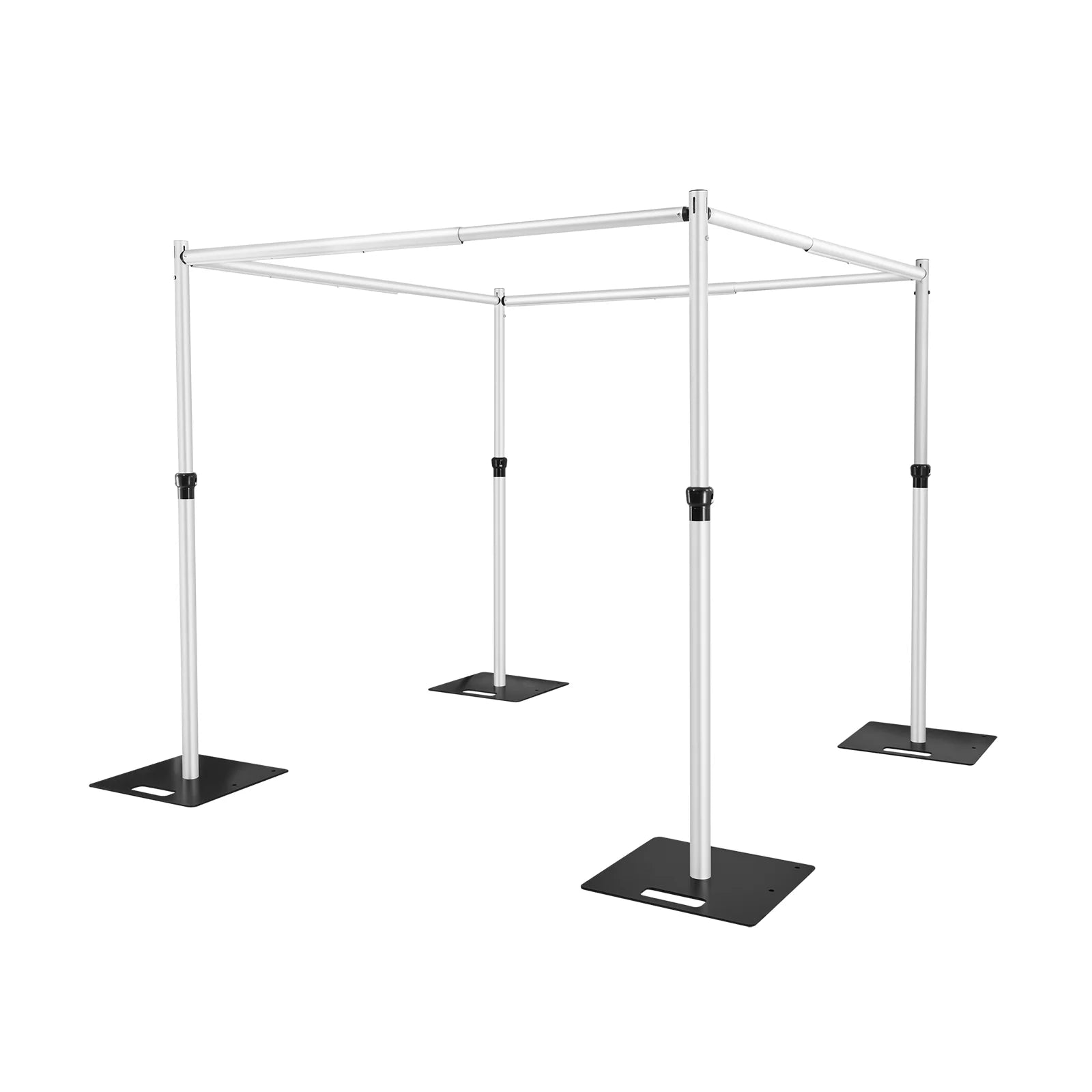 Wintina Heavy Duty Square Backdrop Stand,10FT*10FT Adjustable Backdrop Stand for Birthday Party Baby Shower Wedding Decorations