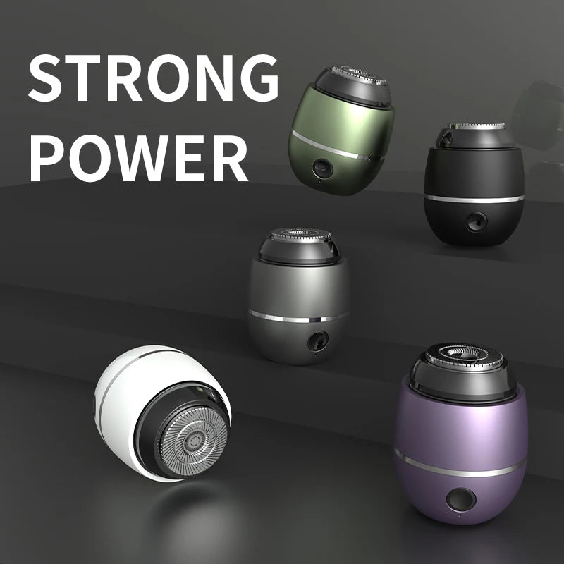 2024 Hot Sale USB Rechargeable Waterproof Men s Travel Electric Shaver Mini Shaving Razor for Beard Popular on TikTok