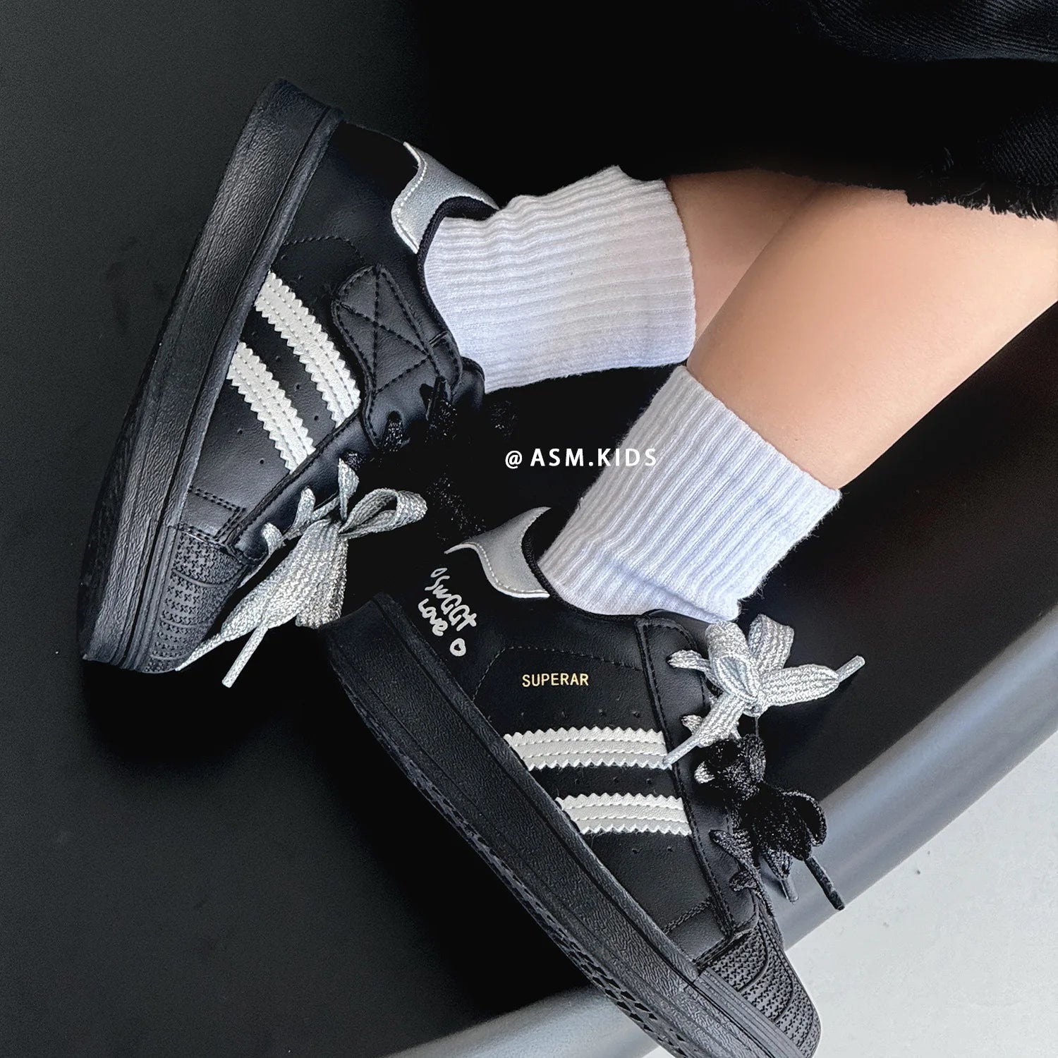 2024 Autumn New Children's Board Shoes Boys and Girls Colourful Lace tide Shoes Casual Shoes Students Shell Head Sports