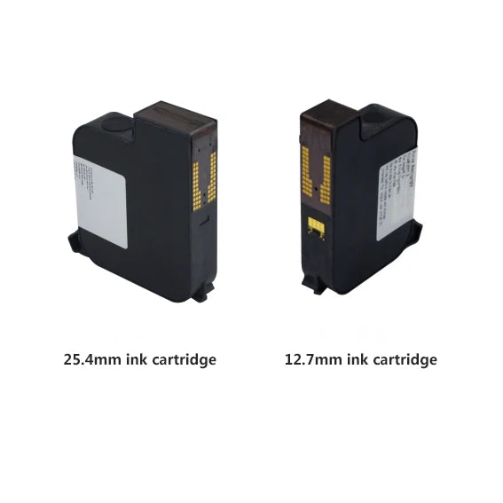 12.7mm JS12 Compatible 3S Quick Dry Eco Solvent Handheld Hand Jet Inkjet Printer Ink Cartridge 2588+