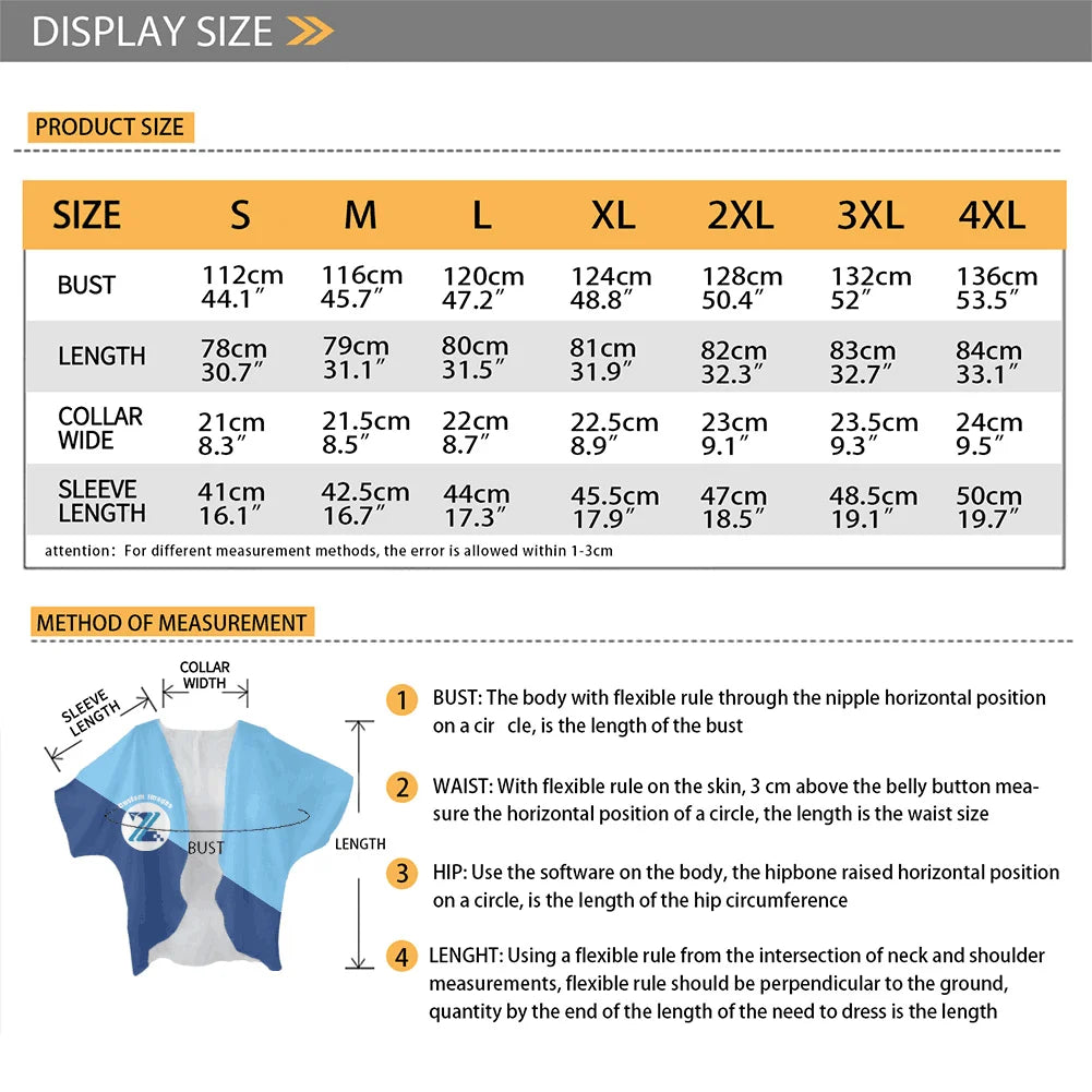 2022 New Arrivals Hawaii Polynesian Tribal Design Chiffon Cardigan Cloak Women's Casual Short Kimono Cardigan Coat Dropshipping