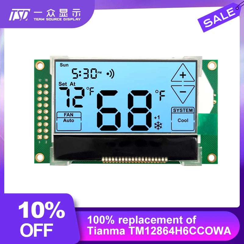 12864 Lcd Display Cog Lcd Character Fstn 128*64 128x64 FSTN Monochrome LCD Display Modules
