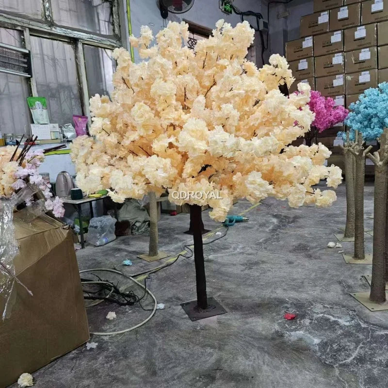 150cm 5feet Thickness Hanging Latest Wedding Table Centerpieces Artificial Cherry Blossom Tree