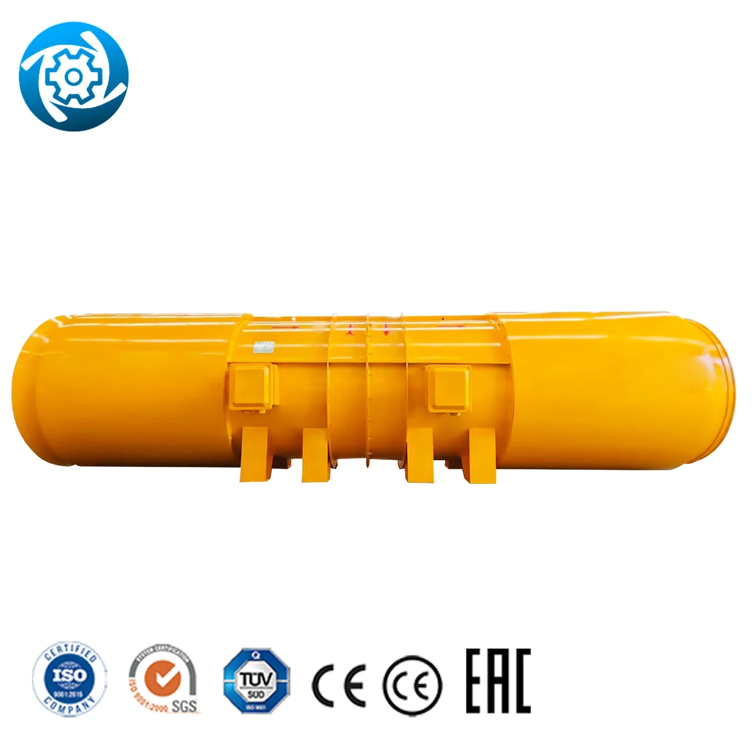 2*55Kw Tunnel Fan Ventilation Fans for the Mining Industry Surface Mine Ventilation Axial Jet Fan