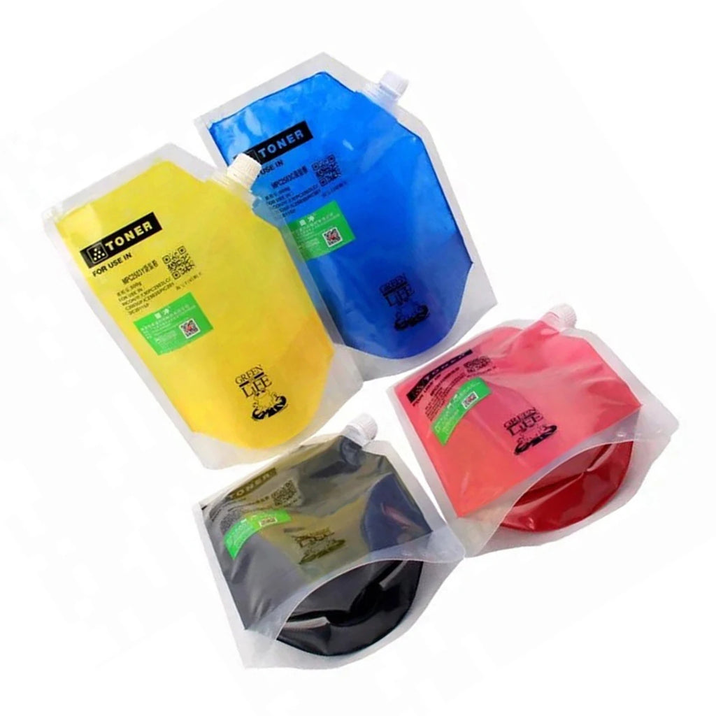 1KG Ink Toner Powder Refill Kits Reset for Sharp DX-C 38 ST-C-C DX-C 38 ST-C-M DX-C 38 ST-C-Y DX-C 38 FT-B DX-C 38 FT-C