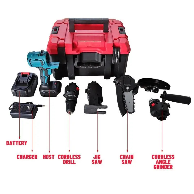 18v Batteries Herramientas General Tool Drill Power Cordless Power Tool Kit