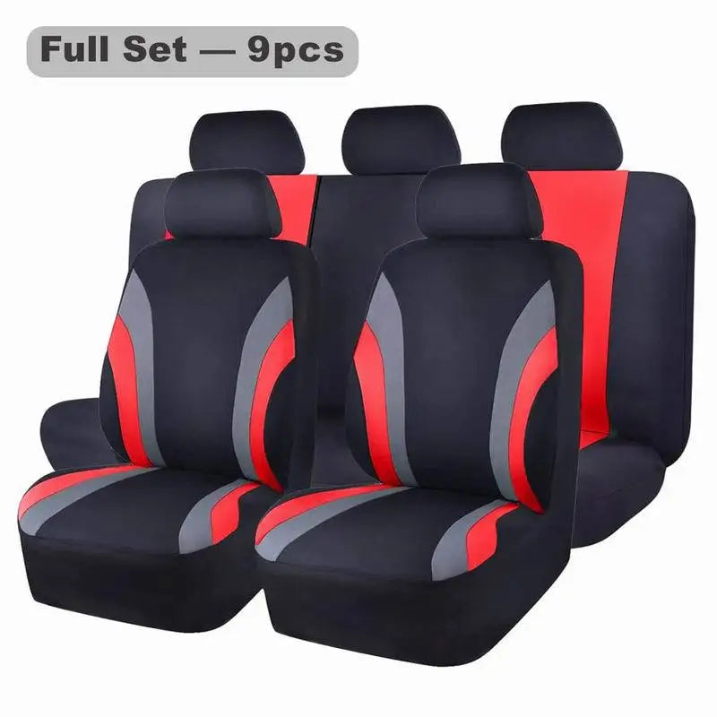 Universal Car Seat Cover Four Seasons With 2 Zippers Car Seat Cover Set Car Seat Protector