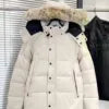 2.1Classic Style High Quality Warm Outwear Coat Windproof Hot Real Coyote Fur Winter Mens Canadian Wnd Parka Goose Down