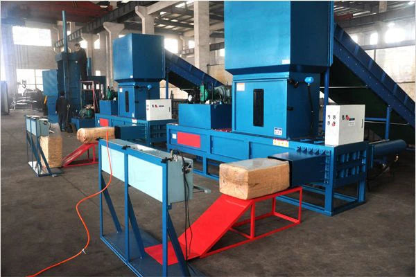 2.5-3 T/H Horizontal Automatic Baler Wood Shaving Bale Machine Automatic Wood Sawdust Shavings Packing Baler Manufacturer