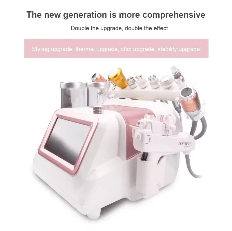 12 in 1 Multifunction Small Bubble Oxygen Facial Face Lift Skin Rejuvenation Hydra Beauty Equipment