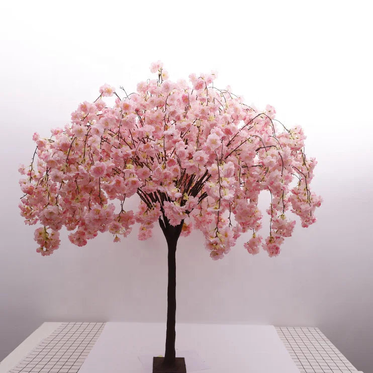 150cm 5feet Thickness Hanging Latest Wedding Table Centerpieces Artificial Cherry Blossom Tree