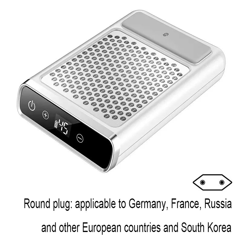 Powerful Powder Nail Dust Vacuum Cleaner 80W  Vacuum Cleaner Nail Powders Low Noise Nail Table Vacuum Cleaner