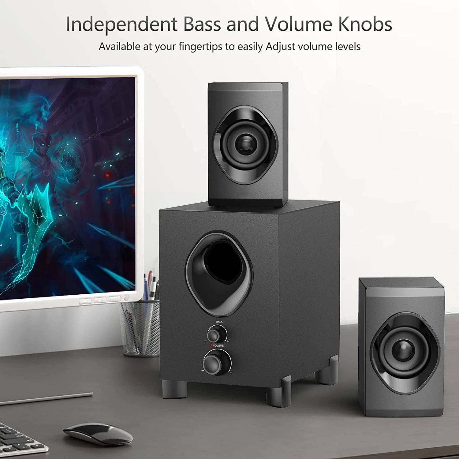 2.1 Multimedia Home Theatre System Speaker Subwoofer Blue Tooth Sound Box Speaker for Computer