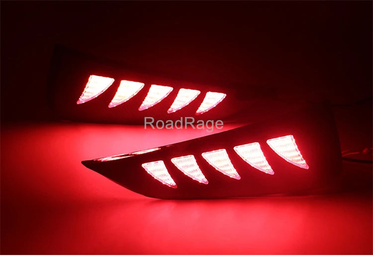 RoadRage LED Daytime Running Daylight Fog Lights DRL Kit Driving Fog Lamp with Turn signal Light Fit for MG MG5 2021 2022