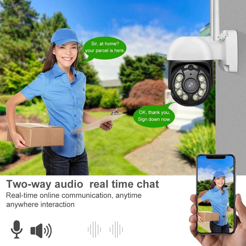 Tuya Smart Life 8CH 8-Camera PTZ Video System 1080P Wireless WIFI CCTV Security Camera NVR Kit Surveillance Systems