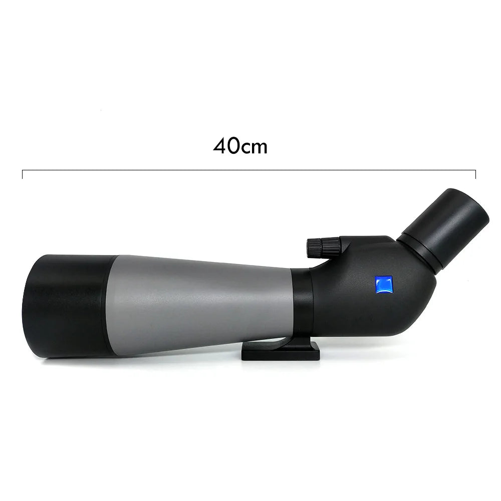 20-60x80 HD Spotting Scopes with Tripod and Smartphone Adapter Zoom BAK4 Prism FMC Lens Telescope for Target Shooting Bird Watch