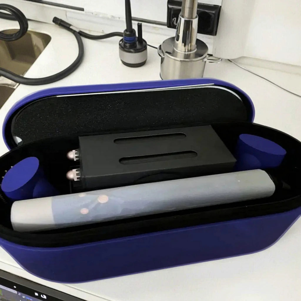 1600W High-Speed Ceramic Curling Iron with Stainless Steel Hairdressing Comb Portable Sonic Hairstylist for Dry Hair & Hotels