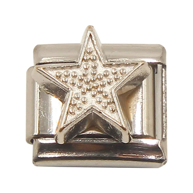 Mixed Charms Italian Link Charms Fits 9mm Stainless Steel Bracelet Jewelry Making DIY Watermelon Lamb Panda Decoration