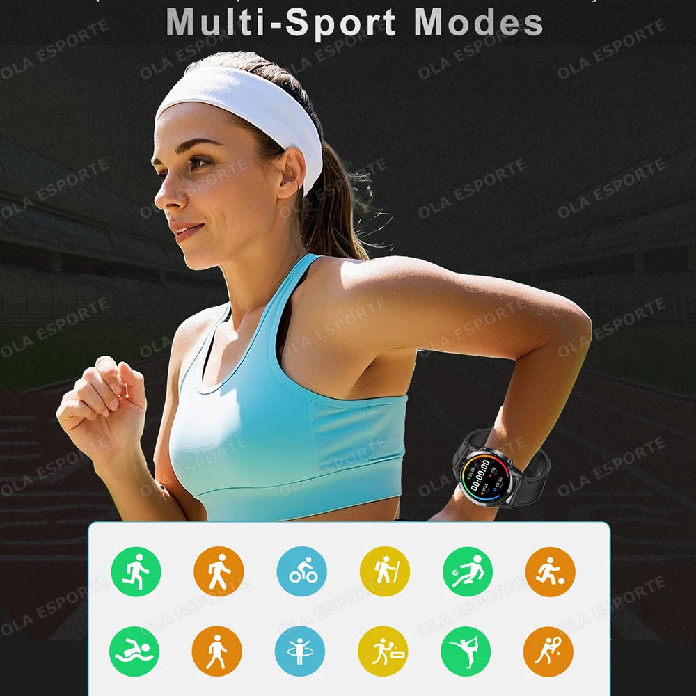 ECG+PPG Bluetooth Call Smart Watch Men Laser Health Blood Pressure Fitnes Sports Watches Man Sports Waterproof Smartwatch+Box