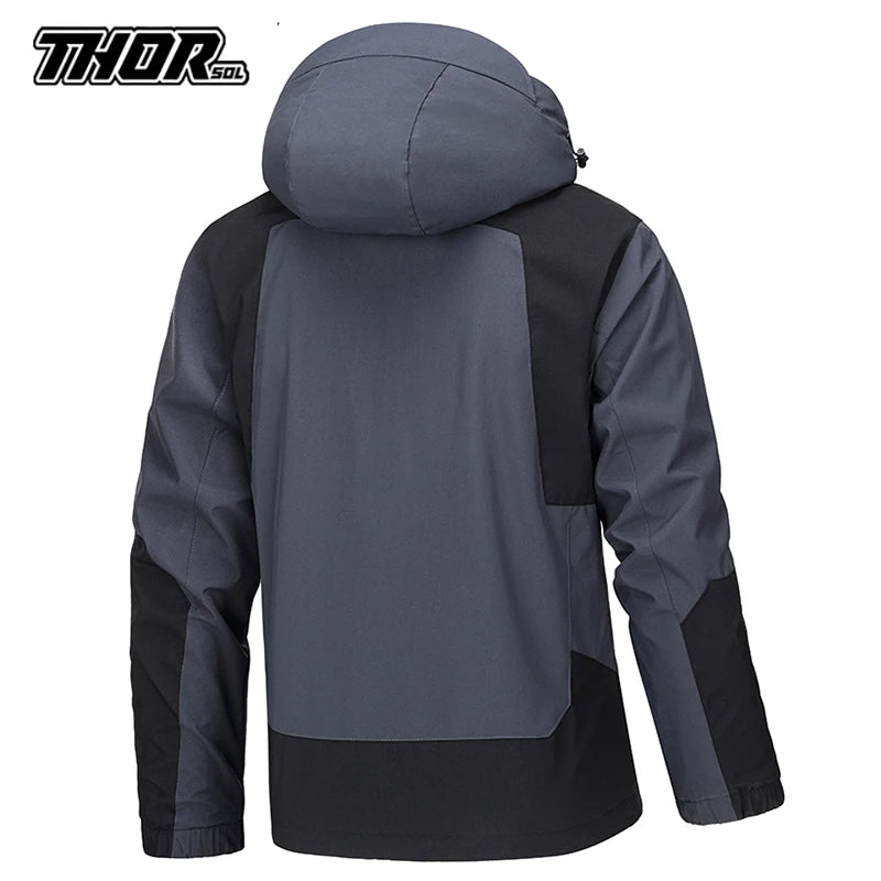 THORSOL Men Waterproof Cycling Jackets Mtb Bike Windproof Motorcycle Wind Coat Bicycle Clothing Chaqueta Impermeable Para Hombre