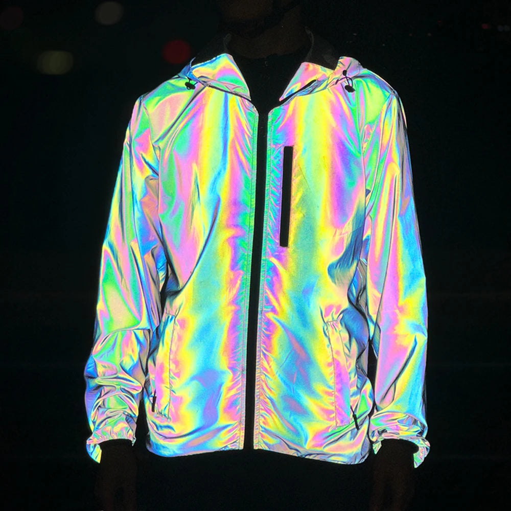 WOSAWE Reflective Cycling Jacket Winter Autumn Bicycle Windbreaker Bike Soft Windproof Waterproof Motorbike Jacket Men Coat