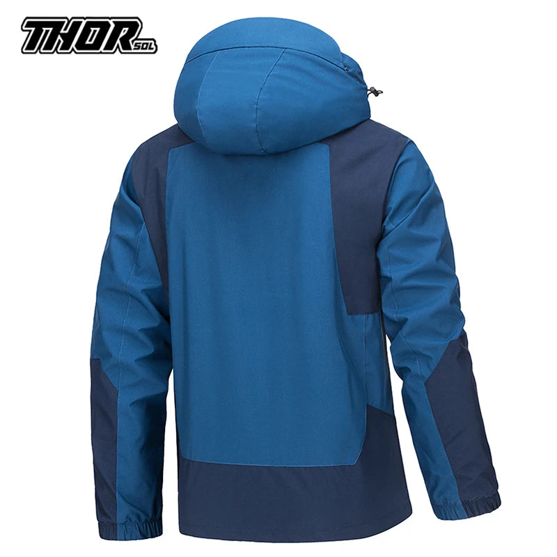 THORSOL Men Waterproof Cycling Jackets Mtb Bike Windproof Motorcycle Wind Coat Bicycle Clothing Chaqueta Impermeable Para Hombre