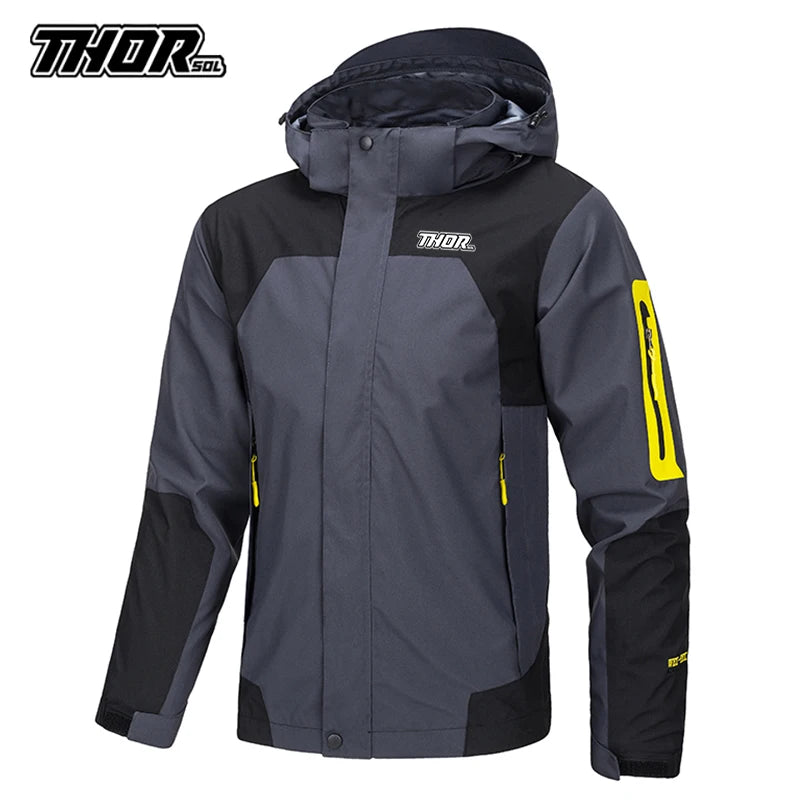 THORSOL Men Waterproof Cycling Jackets Mtb Bike Windproof Motorcycle Wind Coat Bicycle Clothing Chaqueta Impermeable Para Hombre