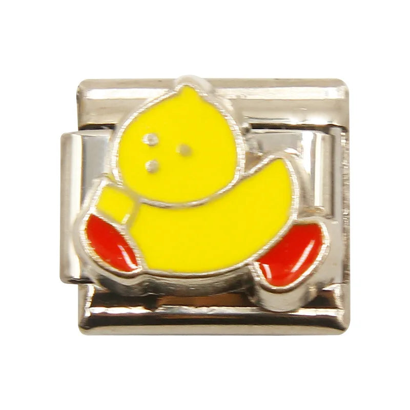 Letters Christmas Stockings Bags Skulls Rose Style Italian Style Link Charm (Fits 9mm Stainless Steel Bracelet) Jewelry Making D