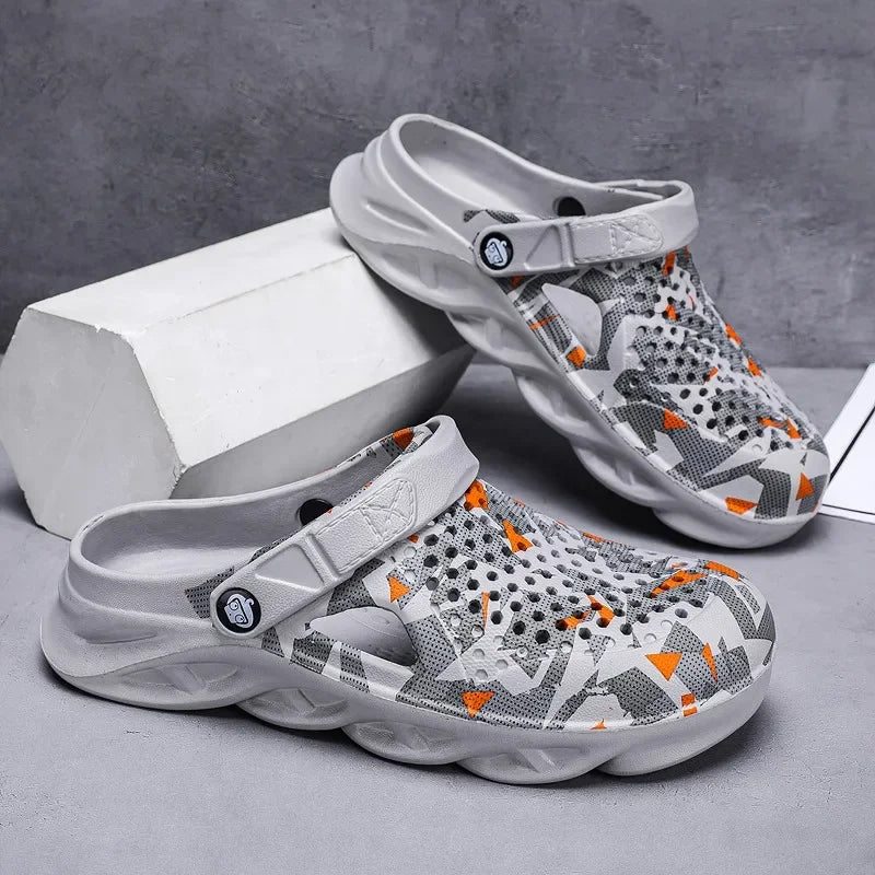 Unisex Summer Slippers Men Clogs Platform Women Beach Sandals Outdoor Casual Non-slip