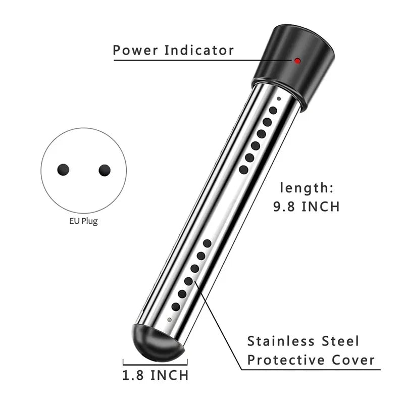 110V /220V Electric Heater Boiler Water Heating Element Portable Immersion Suspension Bathroom Swimming Pool water heater