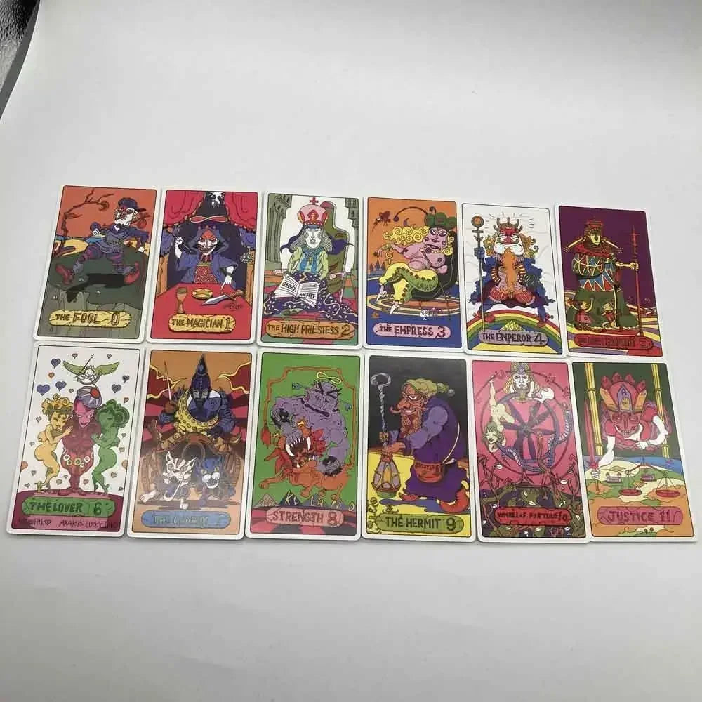 Jojo Tarot Card Wonderful Adventure Table Game 84 Cards