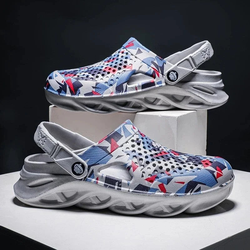 Unisex Summer Slippers Men Clogs Platform Women Beach Sandals Outdoor Casual Non-slip