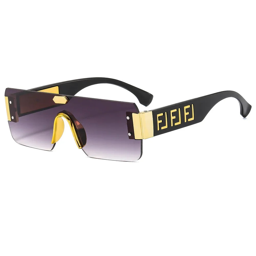 2025 New Sunglasses Designer Luxury Trends Glasses for Men and Women Trendy Brand Frameless Sunglasses Cycling Sunglasses