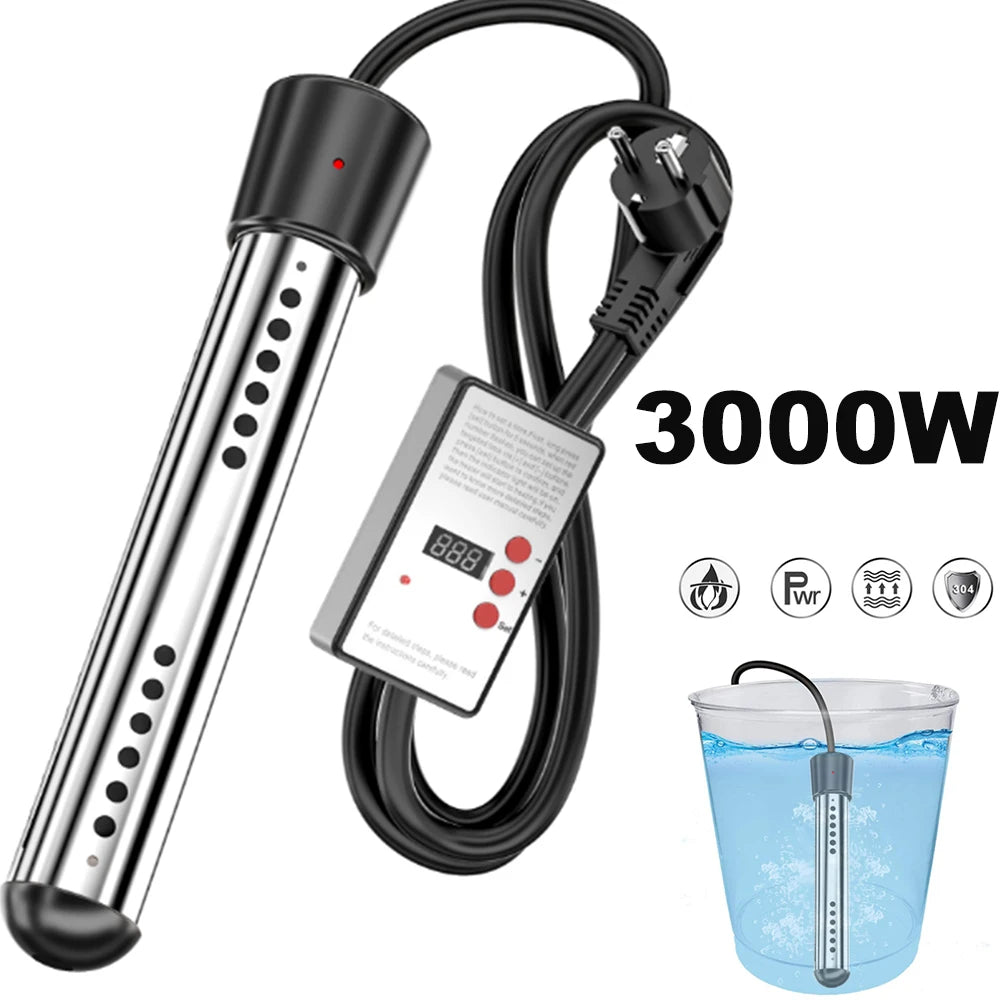 110V /220V Electric Heater Boiler Water Heating Element Portable Immersion Suspension Bathroom Swimming Pool water heater