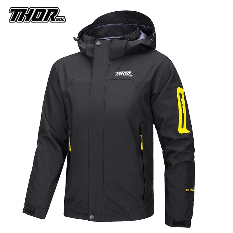 THORSOL Men Waterproof Cycling Jackets Mtb Bike Windproof Motorcycle Wind Coat Bicycle Clothing Chaqueta Impermeable Para Hombre