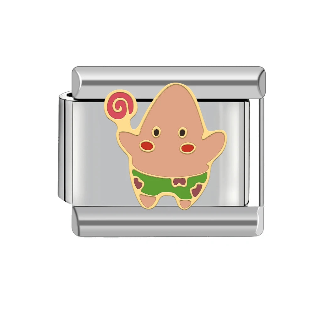 Letters Christmas Stockings Bags Skulls Rose Style Italian Style Link Charm (Fits 9mm Stainless Steel Bracelet) Jewelry Making D