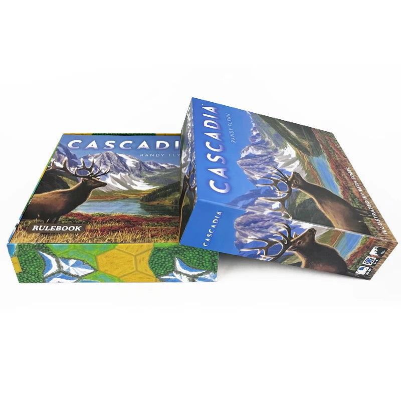 Cascadia Board Game Strategic Competitive for 1-4 Players Create Harmonious Ecosystem English Family Game